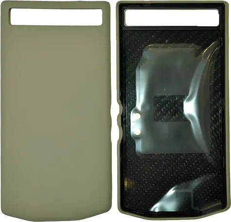 BlackBerry Porsche Design P9982 Sand Shell / Zadní kryt baterie / pravá kůže