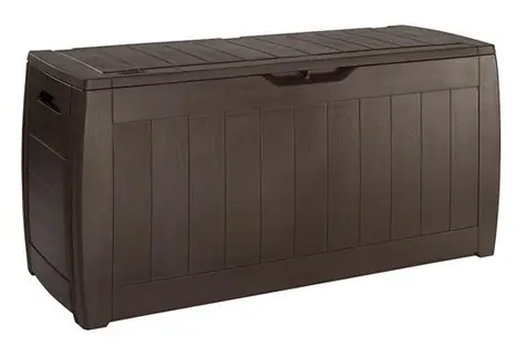 Keter Hollywood hnědý / Zahradní úložný box / 270 l