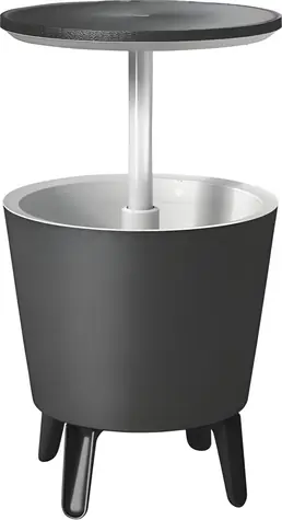 Keter Cool Bar antracitová/bílá / Zahradní stůl