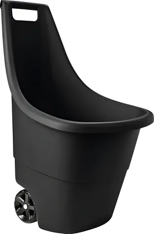 Keter Easy Go Breeze černý / Zahradní vozík / Objem 50 l