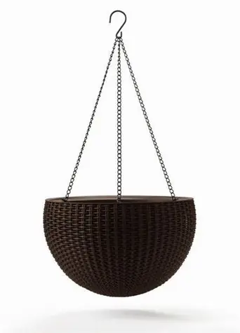 Keter Hanging Sphere whiskey hnědá / Květináč / závěsný
