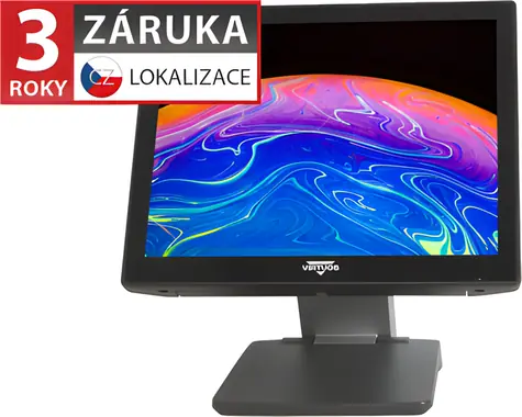 Virtuos AerXPOS PP-9735 šedá / Pokladní systém / 15" 4:3 / Celeron J6412 / 8GB / 256GB SSD / Win11 IoT