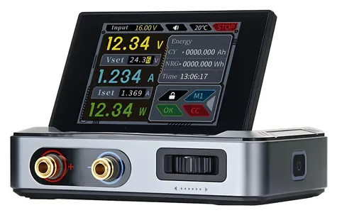 FNIRSI DPS150 / Laboratorní napájecí zdroj / 0-30 V / 0-5 A / 150 W / USB-C PD / 2,8" IPS displej