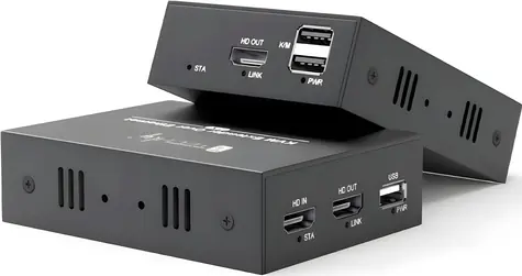 Techly KVM Extender HDMI/USB / KVM extender / Cat6 / do 100 m / 1080p 60Hz