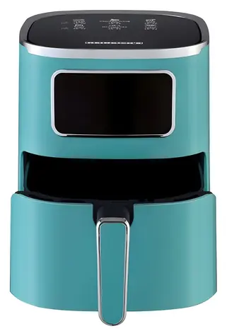 Heinrichs HFR 8216 zelená / Horkovzdušná fritéza / 1450 W / 5 l / 6 programů / 80-200 °C