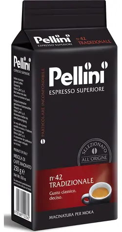Pellini Espresso Superiore No. 42 Tradizionale 250 g / Mletá káva / 70% Arabica & 30% Robusta