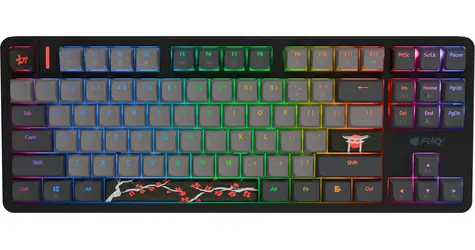 Fury Kanabo K6 / Herní klávesnice / Gateron Magnetic Orange