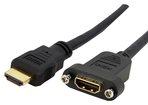 StarTech HDMI panelový kabel černá / Kabel HDMI / HDMI-HDMI / 0,9 m / 120 Hz