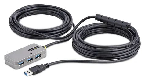 StarTech USB Extender Hub 10 m / USB hub / USB 3.0 / 4 porty / Napájecí adaptér