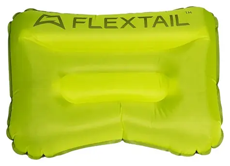 Flextail Tiny Pillow zelená / Nafukovací polštář / AVS / 38,5 × 25,5 cm / 77 g