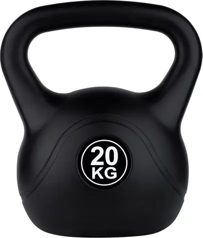 FUNFIT Kettlebell 4410 / 20 kg / bitumenový povrch