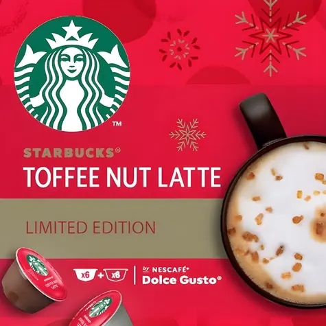 Starbucks Dolce Gusto Toffee Nut Latte 12 ks / Kapslová káva