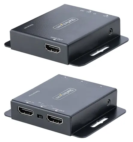 StarTech HDMI extender po CAT6 4K PoC / AV extender / 4K 60Hz / audio 7.1 / kov černá
