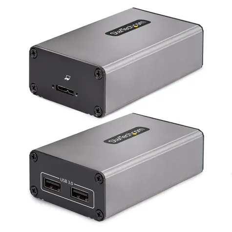 StarTech USB 3.0 extender po optickém vlákně / Extender / vysílač a přijímač / 2x USB-A