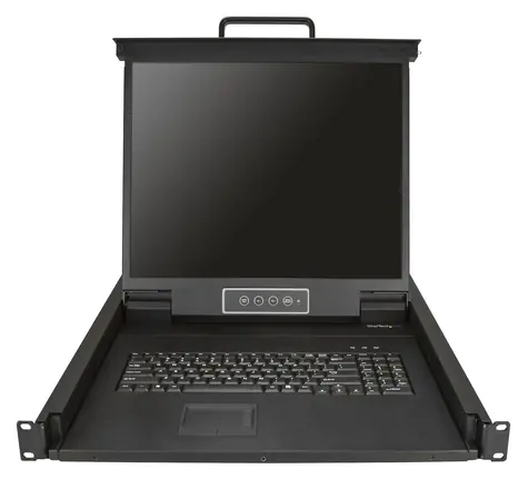 StarTech 1U 19" LCD KVM konzole / KVM konzole / VGA / 1280x1024 / 19" rack / černá