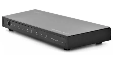 Digitus DS-43302 černá / HDMI splitter / 1x8 / Full HD 1080p / HDCP