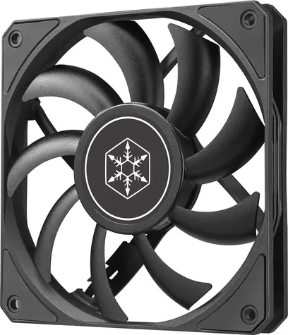 SilverStone SST-AS120B černá/průhledná / Ventilátor pro PC skříň / 120 mm / PWM / 1800 ot./min