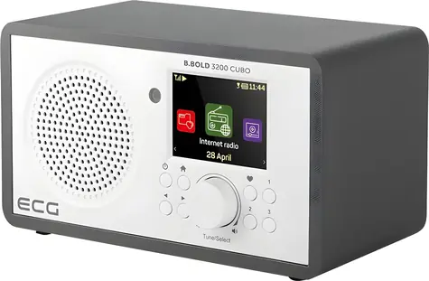 ECG B.BOLD 3200 Cubo / Internetové rádio / Wi-Fi / Bluetooth / FM / 2.4" displej