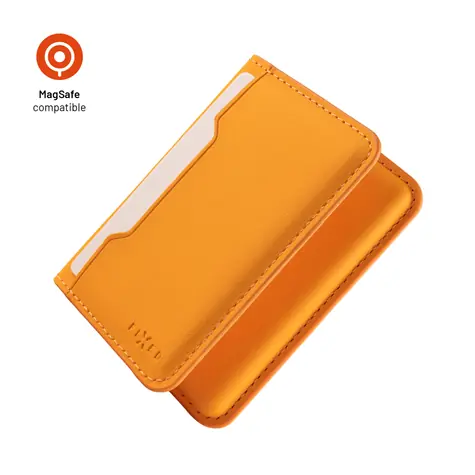 FIXED MagWallet Fold oranžová / Peněženka / MagSafe / RFID ochrana / 6 karet