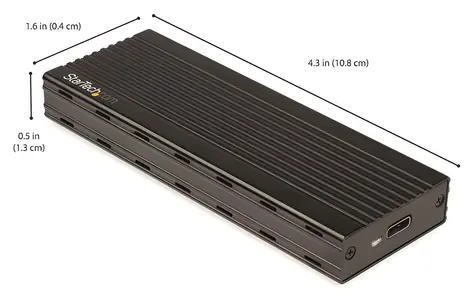 StarTech Box pro M.2 NVMe SSD / Externí box / USB-C / ASMedia ASM2362