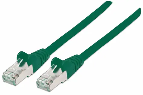 Intellinet Cat7 zelená / Patch kabel / S/FTP / LSZH / RJ-45 / 7,5 m