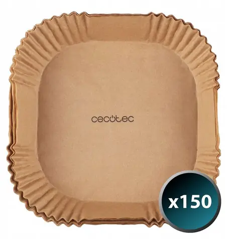 Cecotec Cecofry Paper Pack / Papírové vložky do fritézy / 150 ks / O 20-24 cm x 4,5 cm