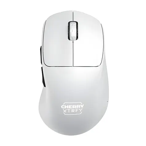 Cherry Xtrfy M64 Pro Wireless bílá/černá / Bezdrátová herní myš / Optická / 26000 DPI / 8000 Hz / 2.4 GHz