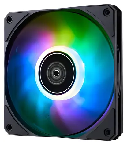 SilverStone SST-AS120B-ARGB černá/průhledná / Ventilátor do PC skříně / 120x120x15 mm / ARGB / PWM