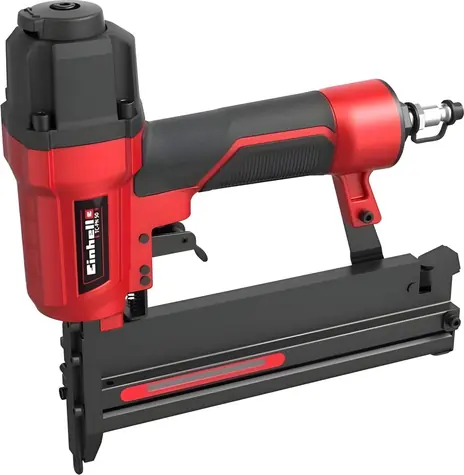 Einhell TC-PN 50 červená/černá / Pneumatická sešívačka a hřebíkovačka / 6,3 bar / Sponky 13-40 mm