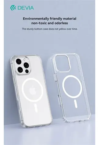 Devia Pure Clear čirá / Kryt / Apple iPhone 16 Pro / Magnetický / MagSafe