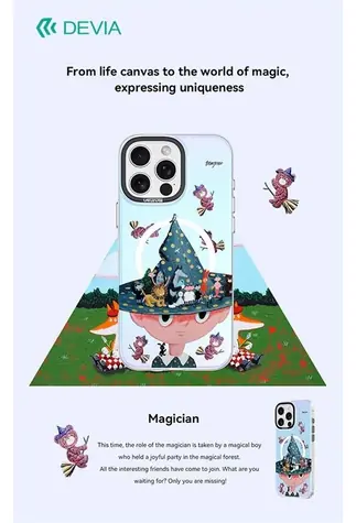 Devia Canvas Series Magician / Kryt / Apple iPhone 16 / Magnetický / MagSafe