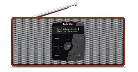 TechniSat DigitRadio 2 S červeno-stříbrná / Digitální radiopřijímač