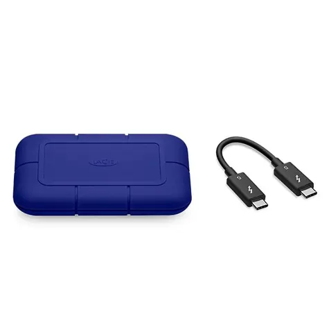 LaCie Rugged SSD Pro5 2TB modrá / Externí SSD 2.5" / Thunderbolt 5 / USB-C / 6700/5300 MB/s