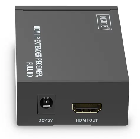 Digitus DS-55518 černá / HDMI IP extender / přijímací jednotka / Full HD / CAT6 / 120 m