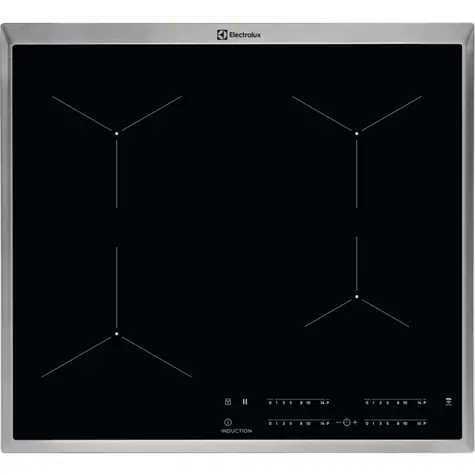 Electrolux EIT60443X černá / Indukční varná deska / 4 plotny / DirectTouch / Hob2Hood / nerez rámeček