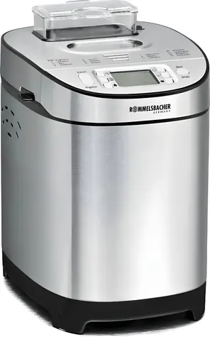 Rommelsbacher BA 550 nerezová, černá / Pekárna chleba / 550 W / 12 programů / 700-900 g