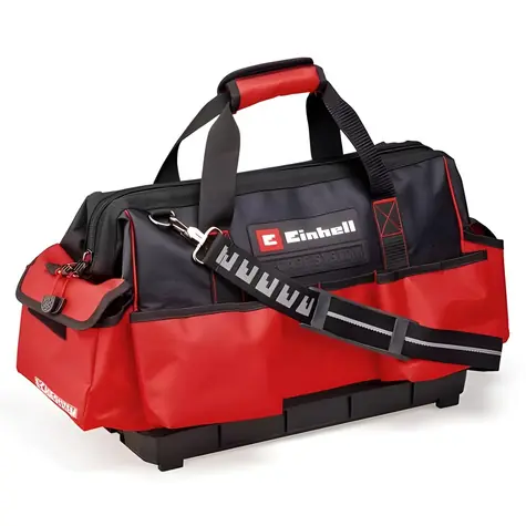 Einhell E-Case černá/červená / Brašna na nářadí / nosnost 30 kg / 6 vnějších kapes