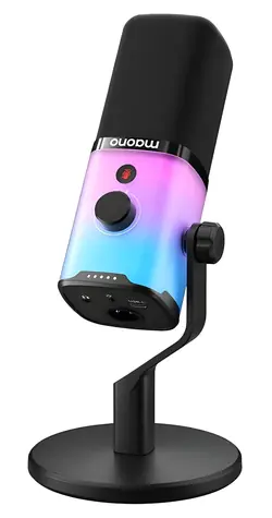 Maono PD100X černá / Dynamický mikrofon / XLR / USB-C / 40 - 16000 Hz / RGB