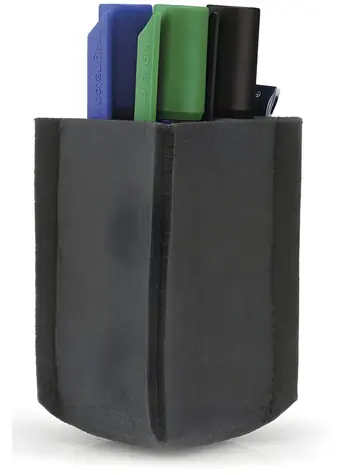 Magnetoplan magnetoTray ecoAware šedá / Magnetický držák popisovačů / rPET plsť / Neodymové magnety