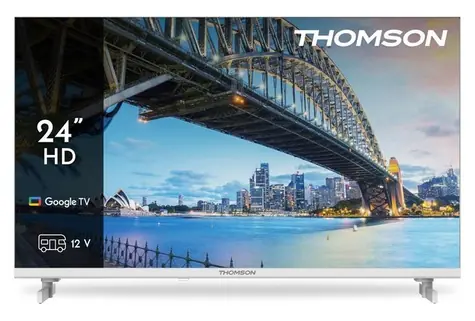 24" Thomson 24HG2S15CW bílá / Televize / HD / LED / Google TV / 12V