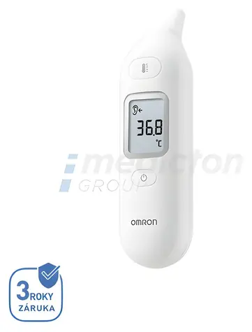 Omron Gentle Temp 533 / Infračervený ušní teploměr / podsvícený displej