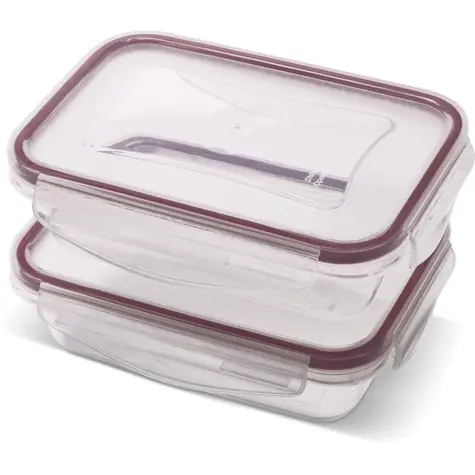 Lamart LT6061 CLIP čirá / Sada dóz na potraviny / 2 ks / 2x 400 ml / plast