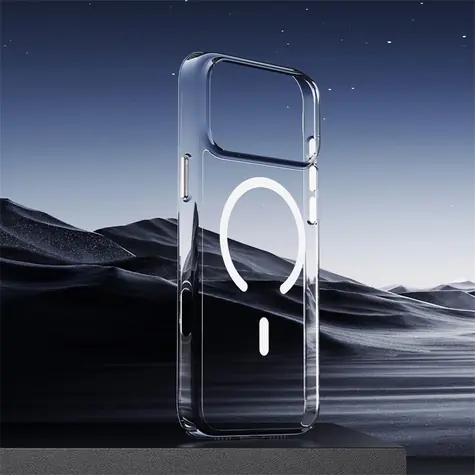 Comma Glass Series Magnetic Case pro Apple iPhone 17 Pro čirá / Kryt / Magnetický