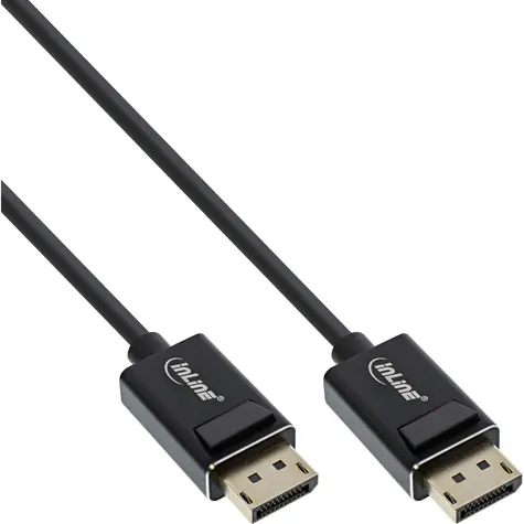 InLine DisplayPort kabel 8K4K UHBR černá / Propojovací kabel / DisplayPort (M) - DisplayPort (M) / 3 m