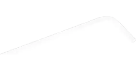 Alphacool HardTube 13/10mm 90° Acryl 40 cm / PMMA