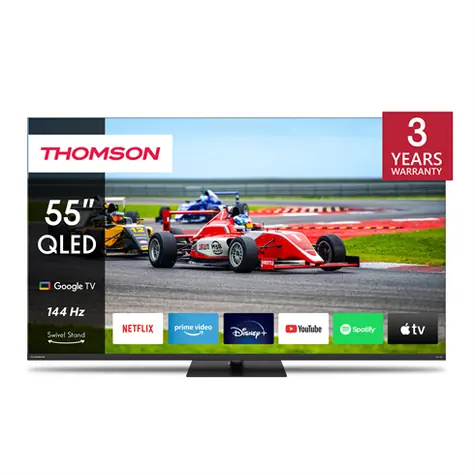 55" Thomson 55QG7C14 / Televizor / QLED Pro / 4K / 144Hz / Google TV / 4x HDMI / 3x USB
