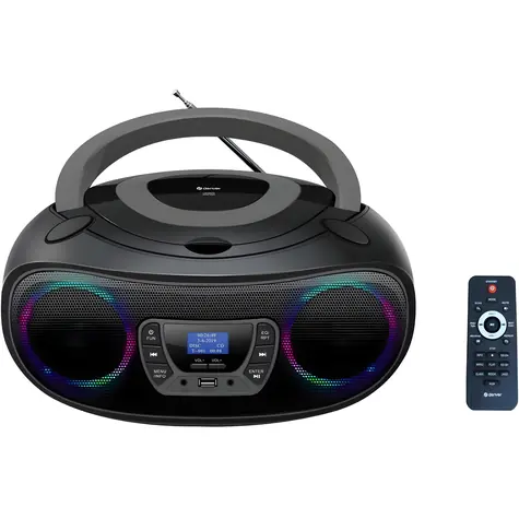 Denver TDB 212GR / Rádio / DAB+/FM / Bluetooth / CD / USB / 2x 18W