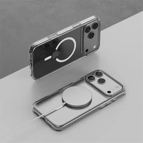 Devia Pure Clear Shockproof průhledný / Kryt / Apple iPhone 17 Pro / MagSafe