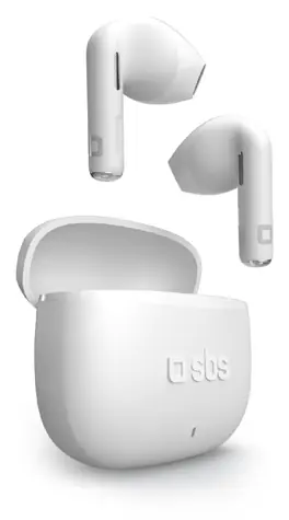 SBS Go Pods bílá / Bezdrátová TWS sluchátka