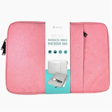 Devia Justyle růžová / Pouzdro pro MacBook Pro 16" / M1/M2/M3/M4